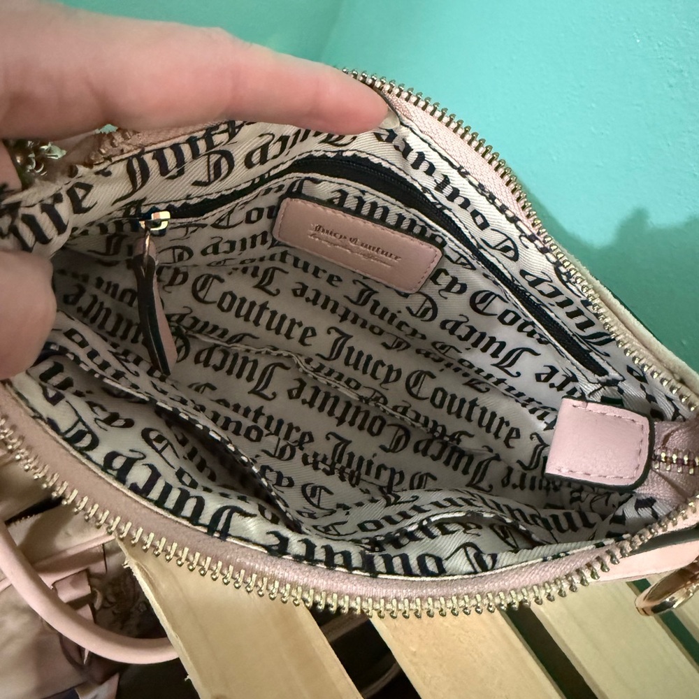 Juicy Couture Pink and Beige Shoulder Bag - Picture 4 of 4